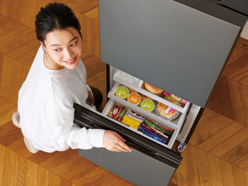 アクア、冷凍室が広く整理しやすい一人暮らし向け冷蔵庫 - 家電 Watch