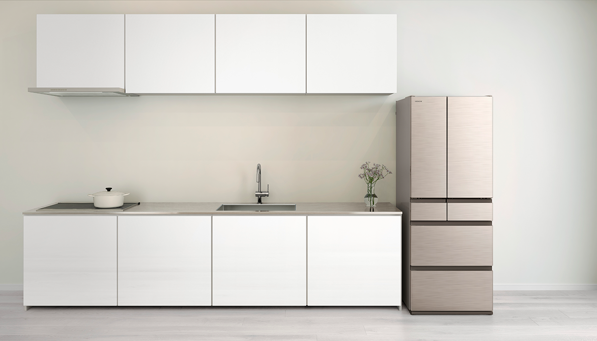 特長：インテリアに調和するデザイン ： 冷蔵庫 ： 日立の家電品