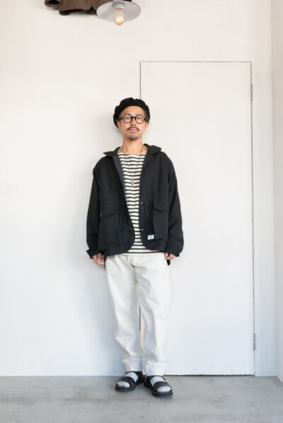 SASSAFRAS Cultivator Jacket Wool Like Tropical Black | kado〔カド