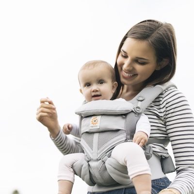 エルゴオムニ360クールエア】憧れ！最上級抱っこ紐を口コミ！前向き