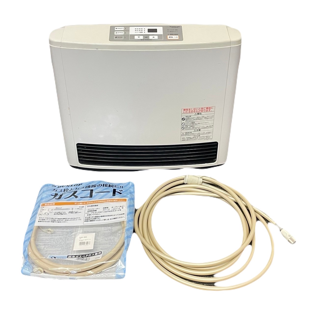 都市ガスファンヒーター ホースつき ノーリツ ガスファンヒーター