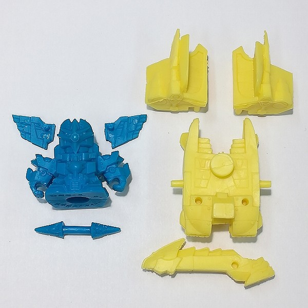 買取】SDガンダム ガン消し 機甲神エルガイヤー 青 & スーパーオーキス