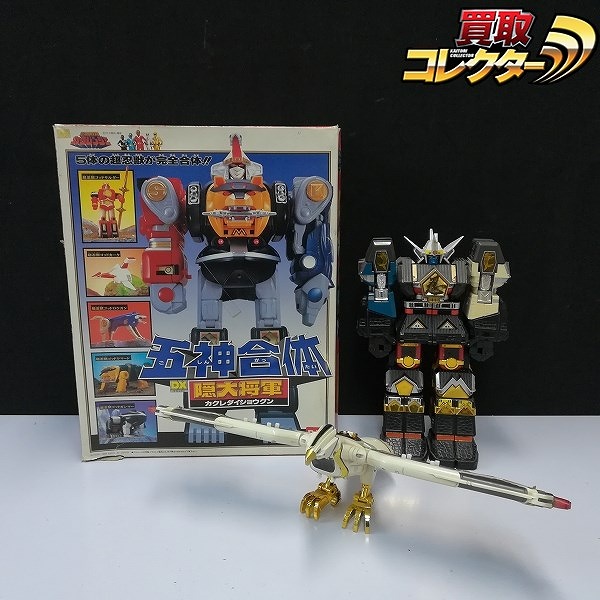 買取】バンダイ 忍者戦隊カクレンジャー 五神合体 DX隠大将軍 忍者合体