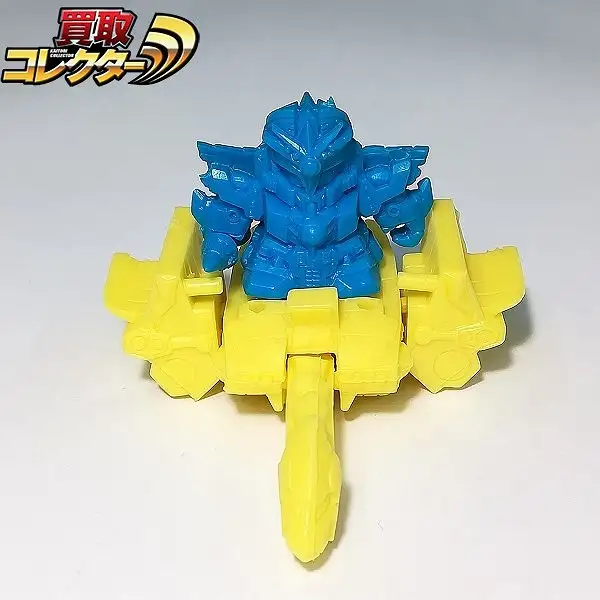 買取】SDガンダム ガン消し 機甲神エルガイヤー 青 & スーパーオーキス