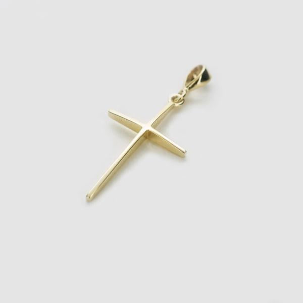K18 イエローゴールド クロス ペンダントトップ イタリア製