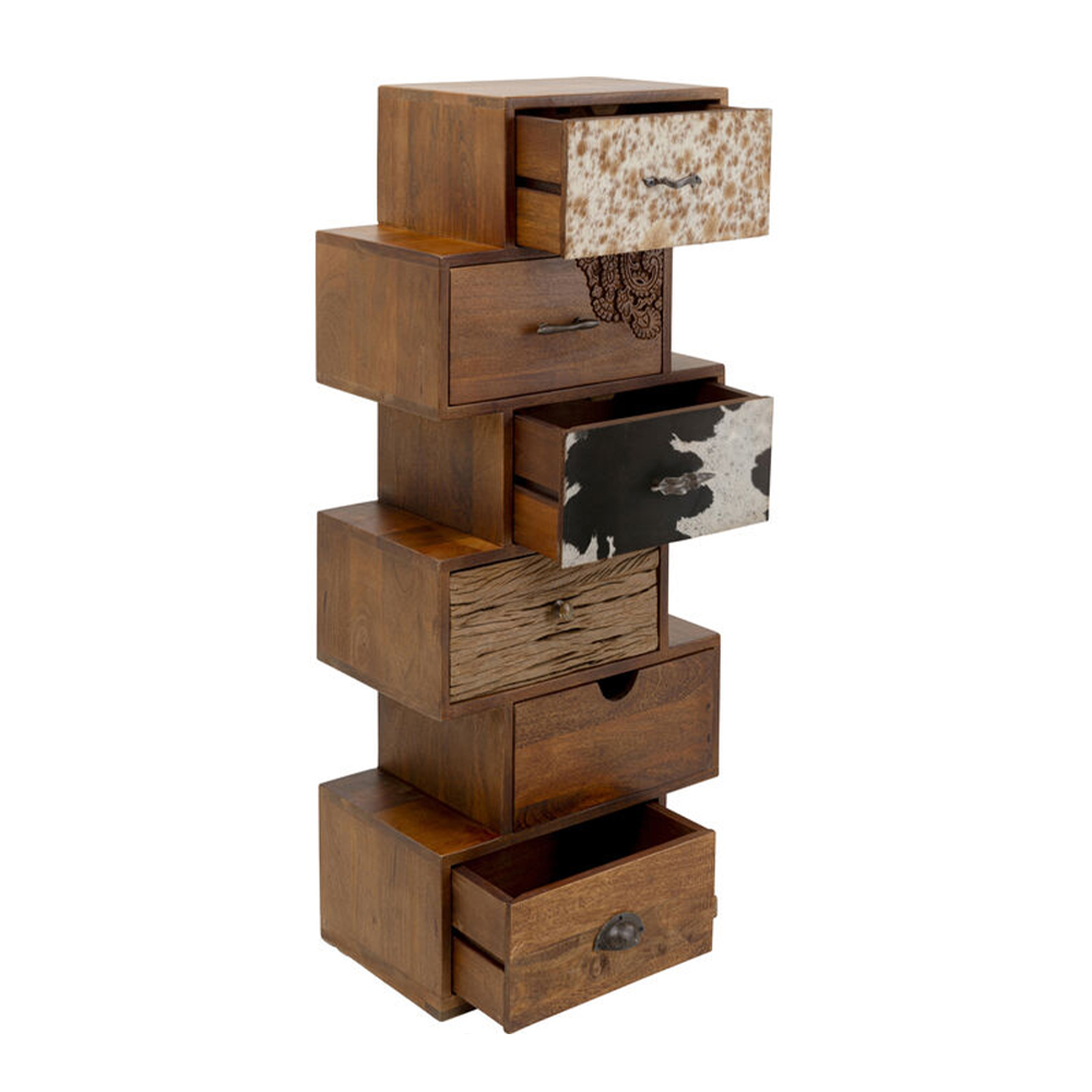 ロデオジグザグ（6Drw） キャビネット - リビングボード・キャビネット