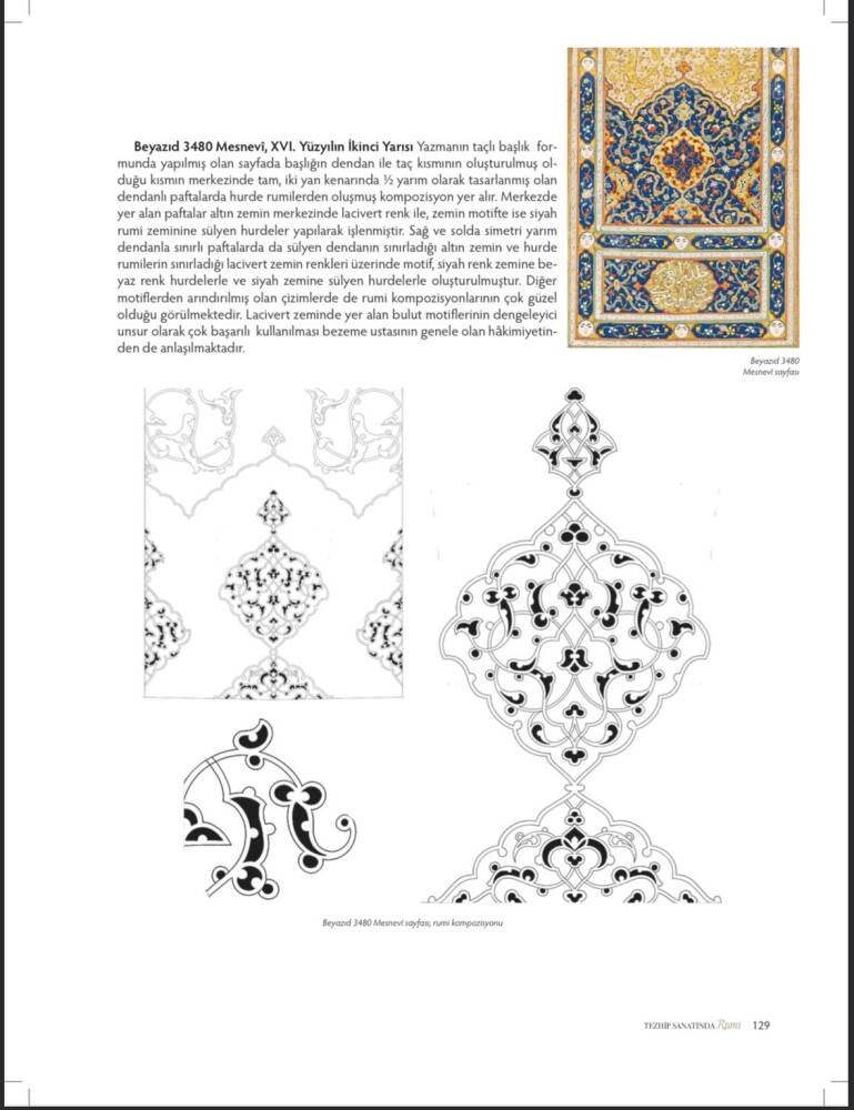 Tezhip Sanatında Rumi Tezhip Kitabı