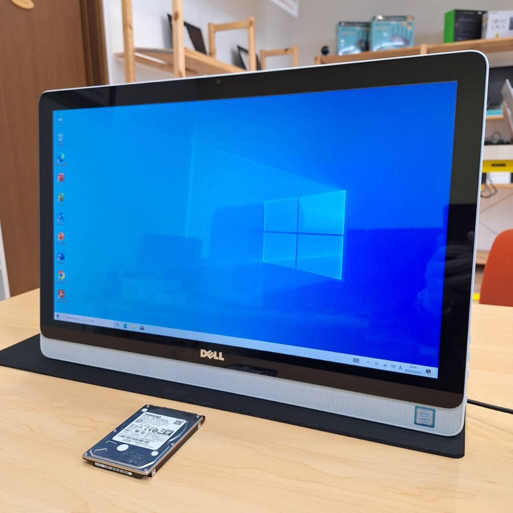 DELL Inspiron 22 3264のSSD換装の対応事例（ふじみ野市） | ワールド