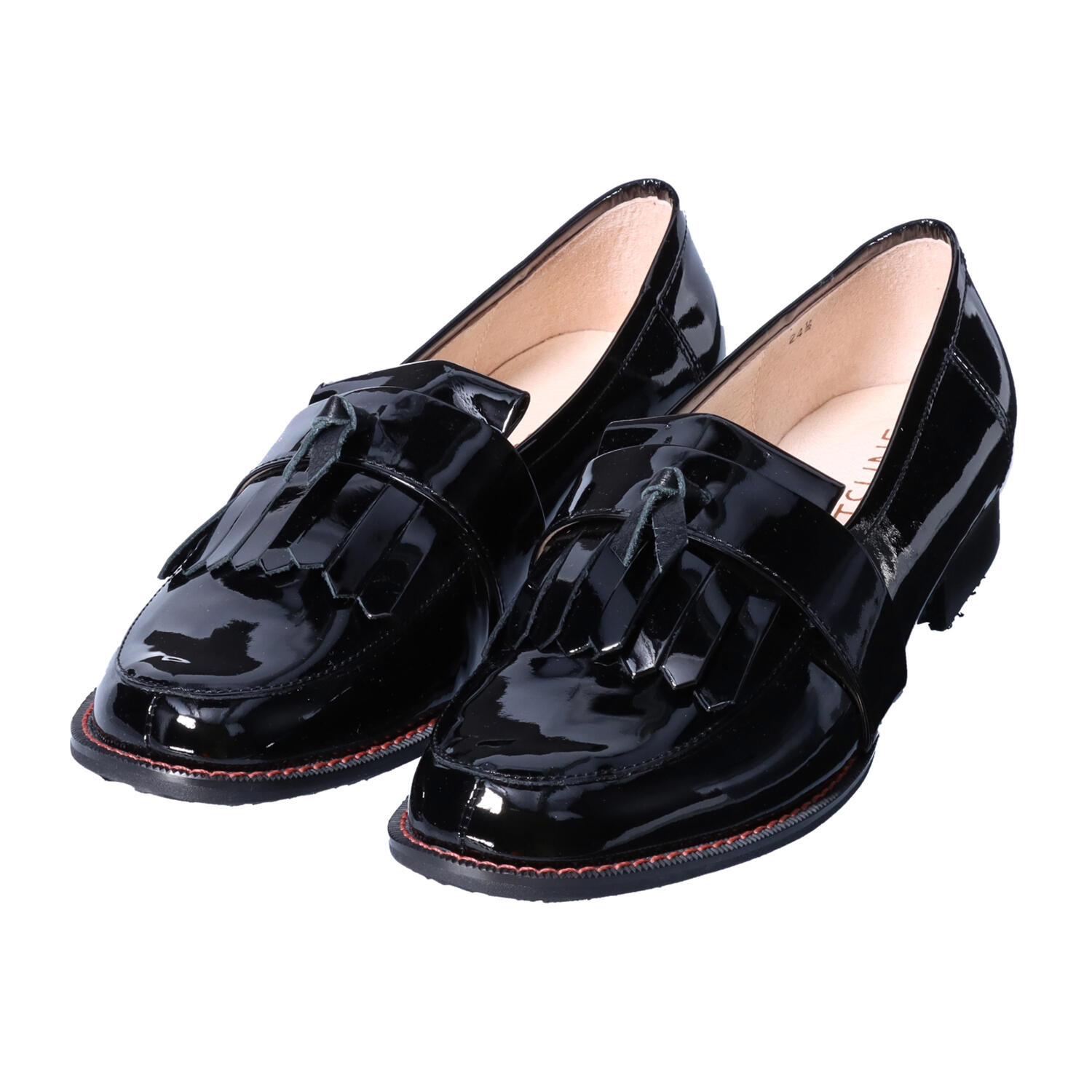 ブラックエナメル 牛革 本革 ローファー | 株式会社 東京靴研 | Japan