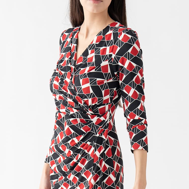 4way】レッドキツネ ギャザーワンピース– kay me