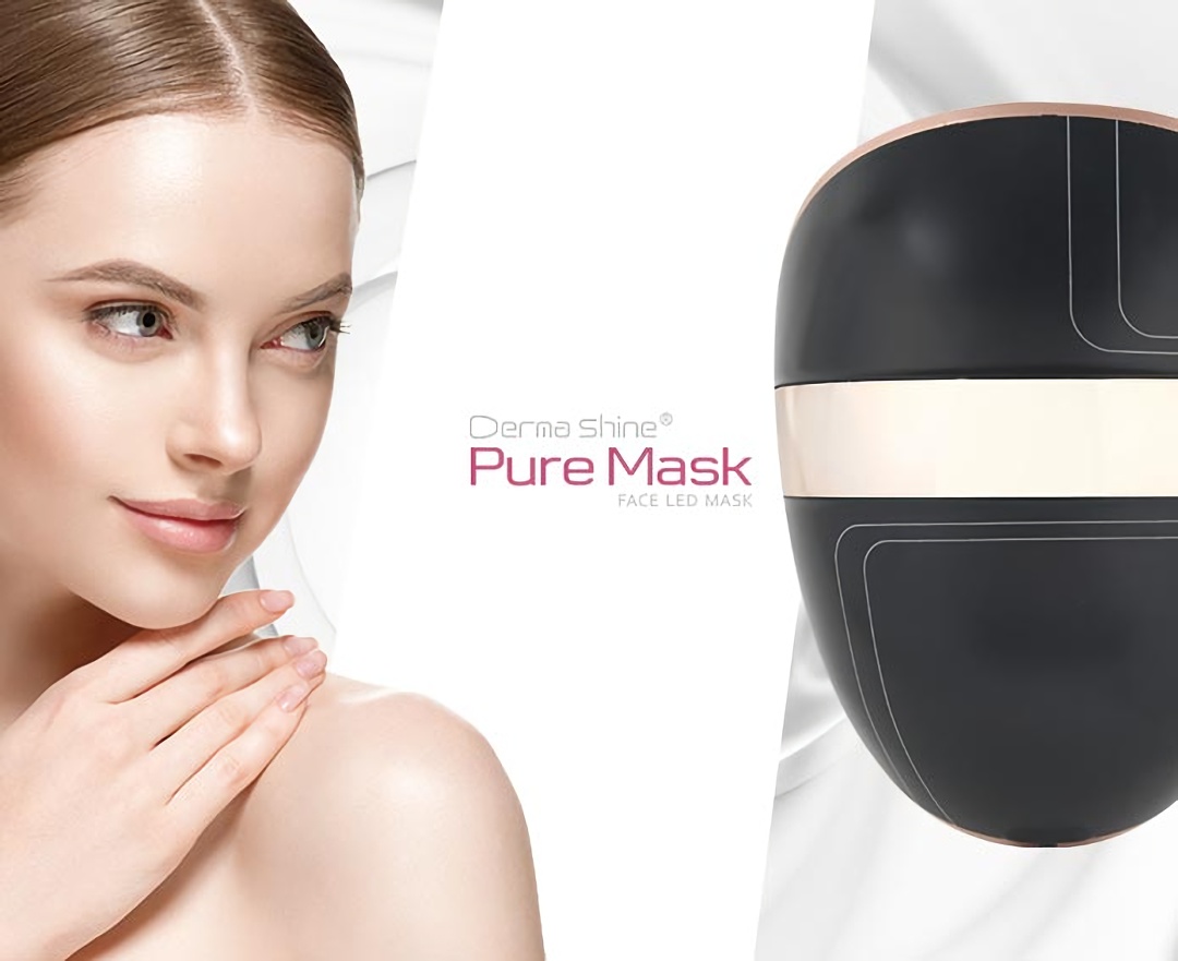 4 色の光が、あなたの素肌を呼び覚ます！！新型IR美容マスクPureMask
