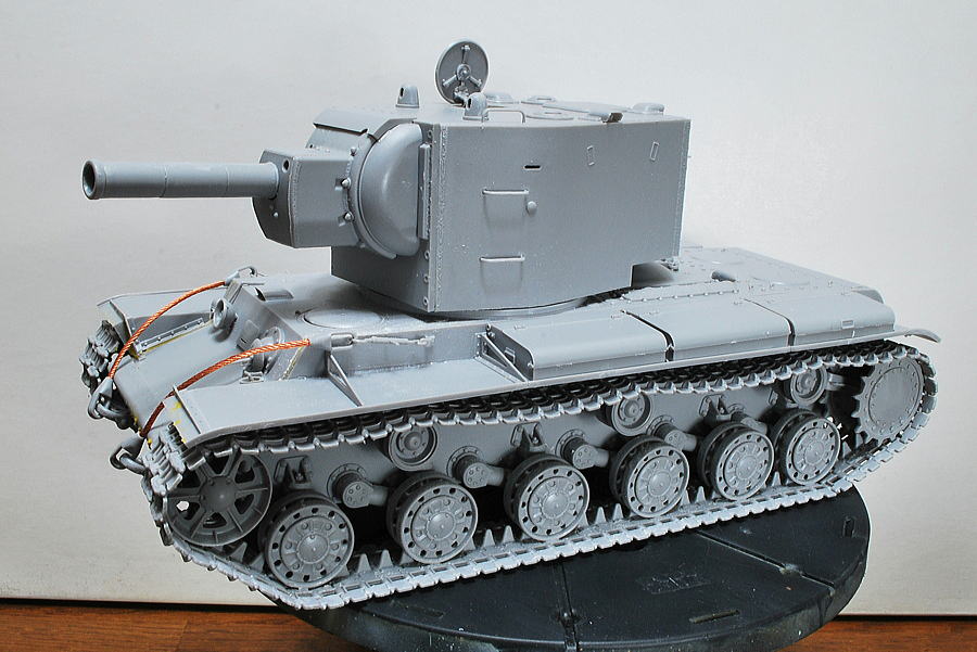 KV-2 ソビエト軍重戦車 トランペッター 1/35 組立と塗装・製作記・完成