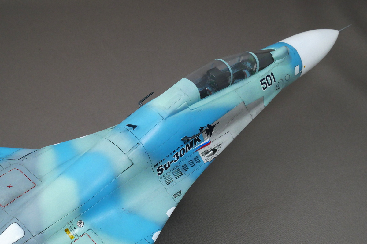 Su-30MK フランカー アカデミー 1/48 組立と塗装・製作記・完成写真