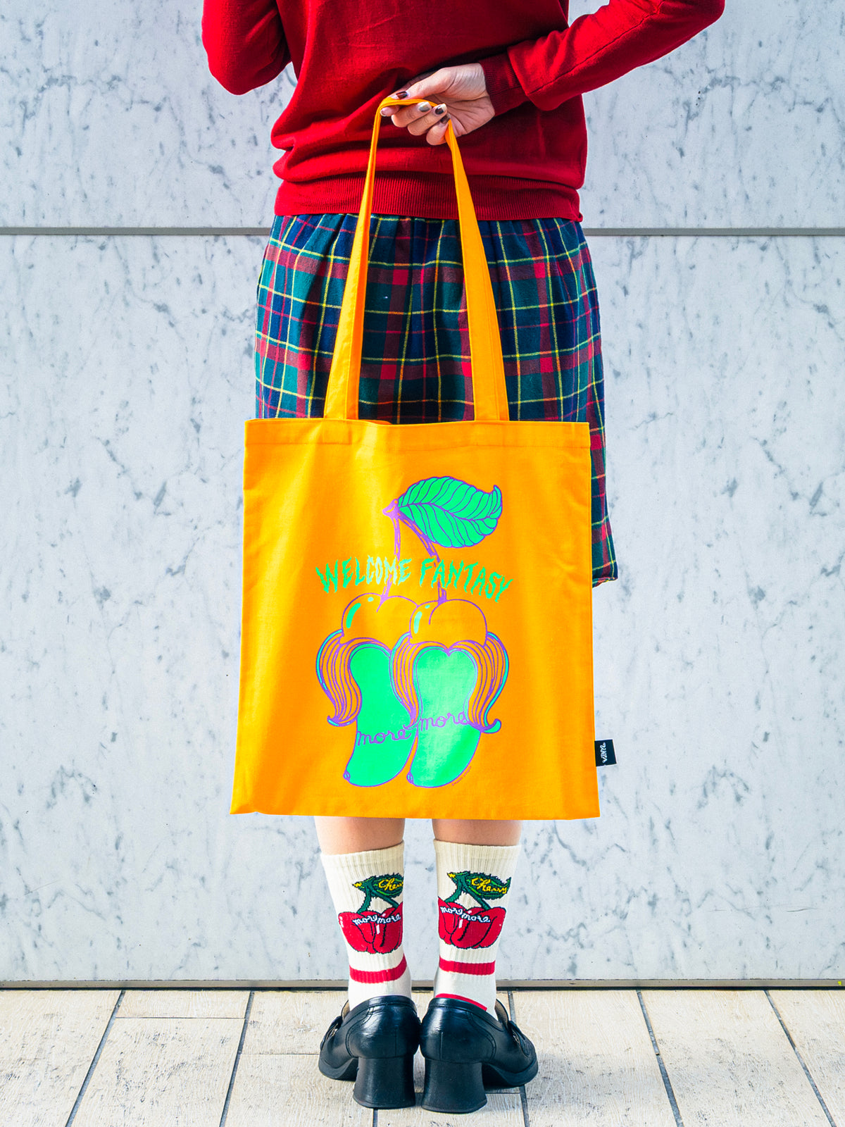 トートバッグ（オレンジ） / ヤナギダマサミ