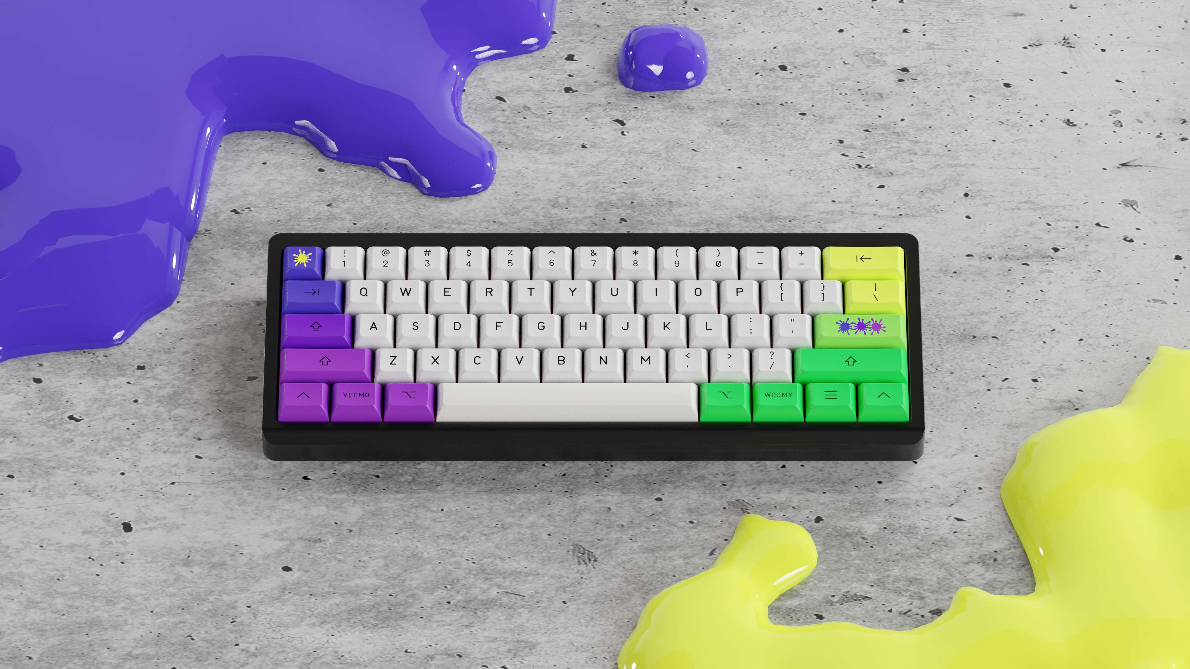 Soda Squid KAM Profile PBT Keycaps|Keyreative
