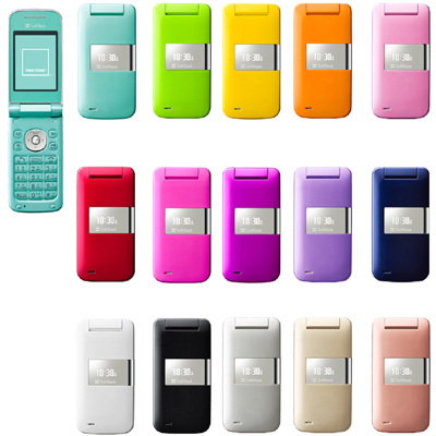 ソフトバンク、15色の「NEW PANTONE 830SH」を10月4日発売