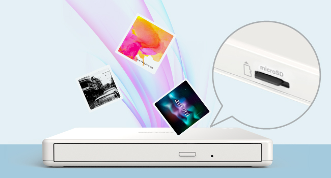 スマホ用CDレコーダー「ラクレコ」でmicroSDスロット搭載の新モデル