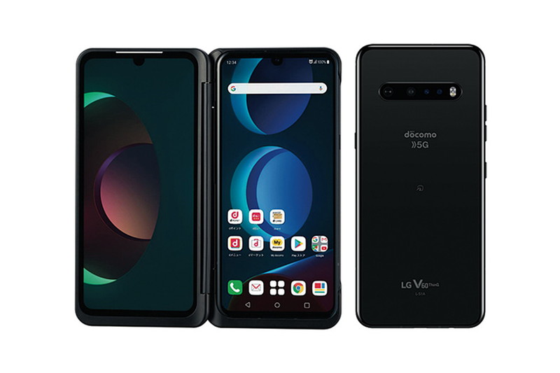 5G対応の2画面スマホ「LG V60 ThinQ 5G L-51A」、5月11日発売