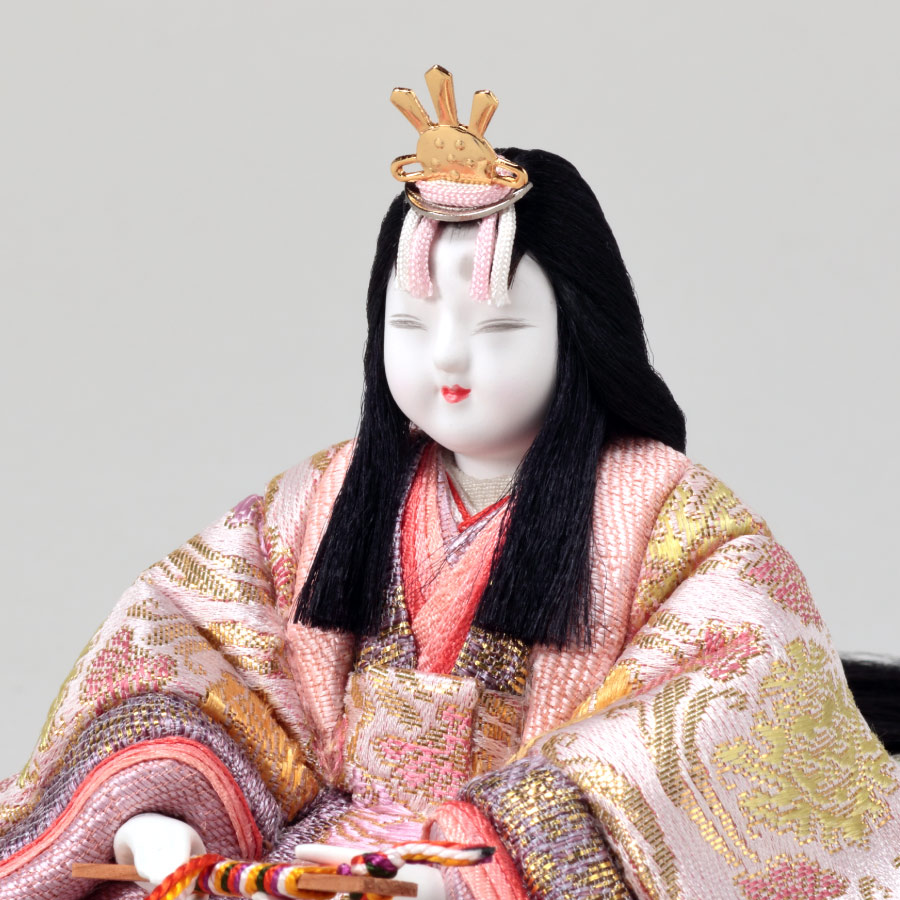 人形の田辺 / 【真多呂】木目込雛人形 飛鳥雛 親王飾り