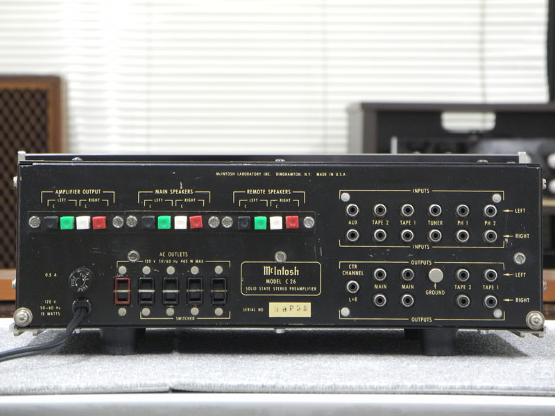 McIntosh マッキントッシュ C26 買取/販売 McIntosh[マッキントッシュ