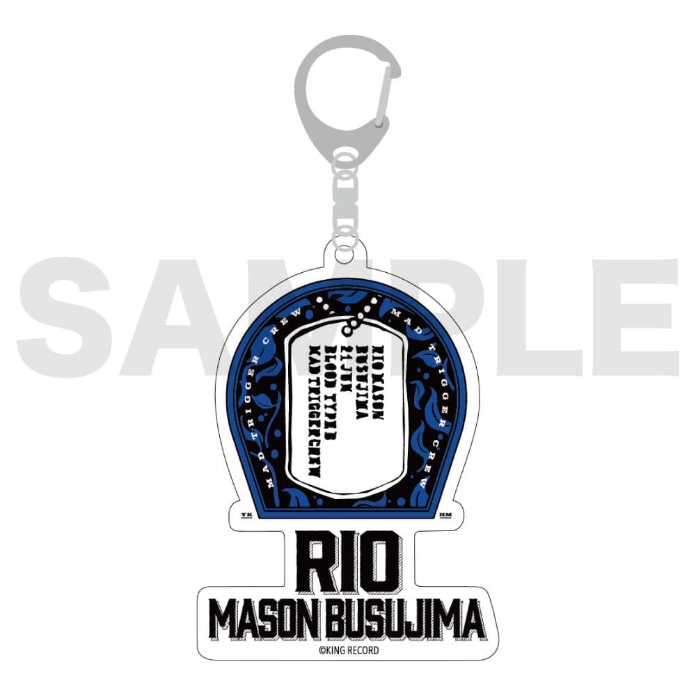 ヒプマイ　アクキー　C-1 左馬刻 ヒプノシスマイク チェンジングアクリルキーホルダー 碧棺 左馬刻