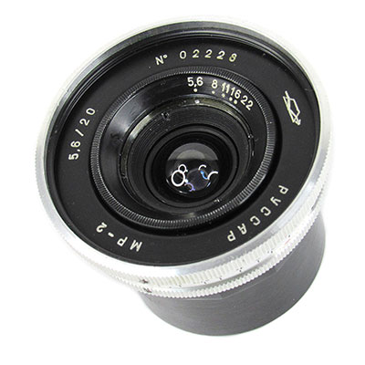 カメラレンズのking-2 / RUSSAR MR-2 20mm/f5.6 シルバー