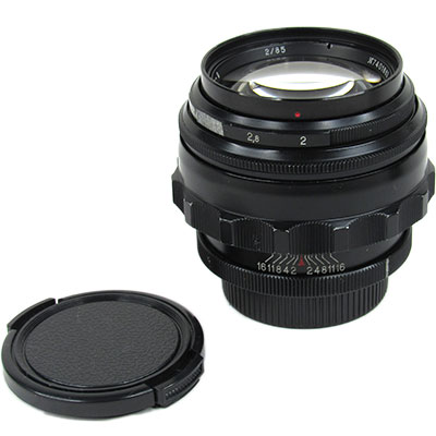 カメラレンズのking-2 / JUPITER-9 85mm/f2 初期 ブラック / Oval