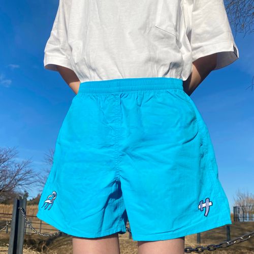 サ道】サウナパンツ 水色 S/M | ヴィレッジヴァンガードオンライン