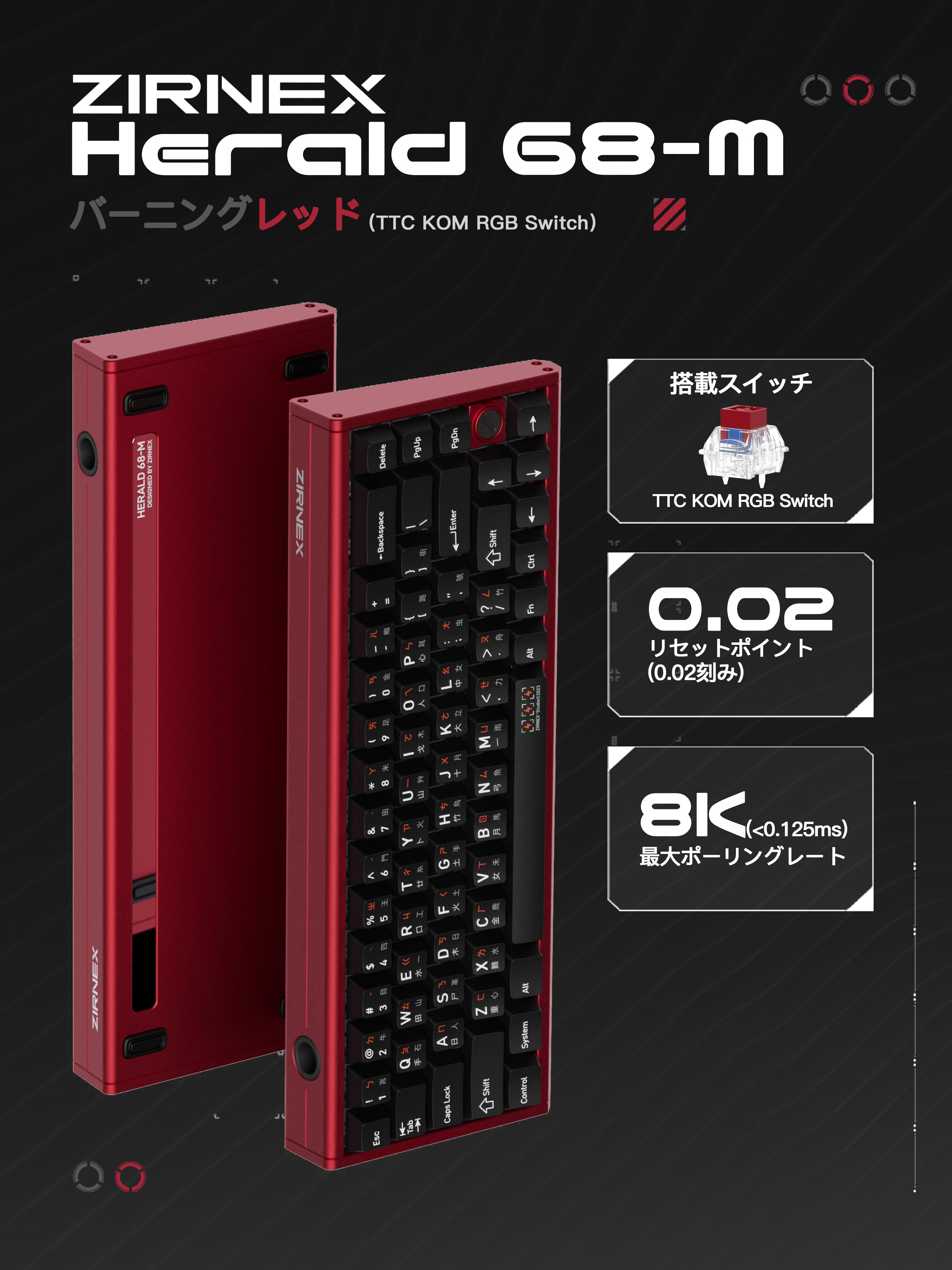 Zirnex Herald 68-M [Gaming Keyboard]