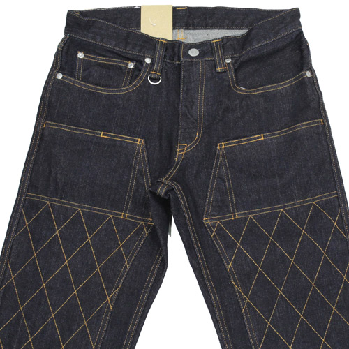 児島ジーンズケブラーストレッチダブルニーデニムパンツ入荷しました！