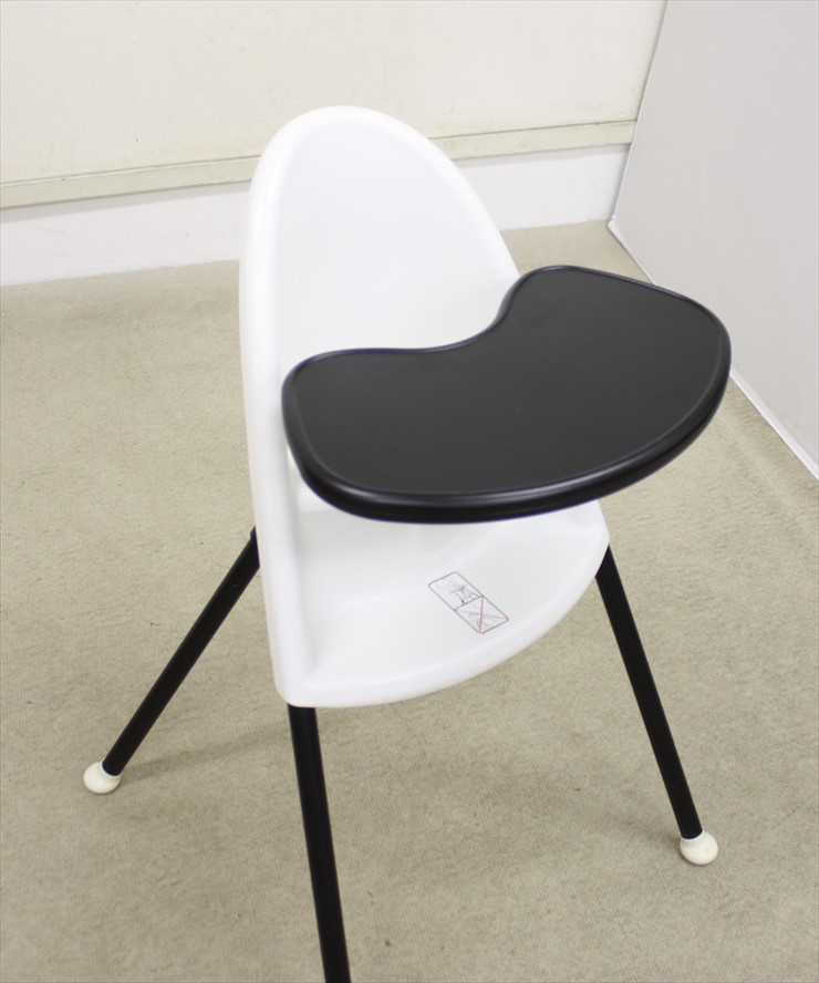 送料無料 ハイチェア ハーネスなし ホワイト ベビービョルン 食事イス