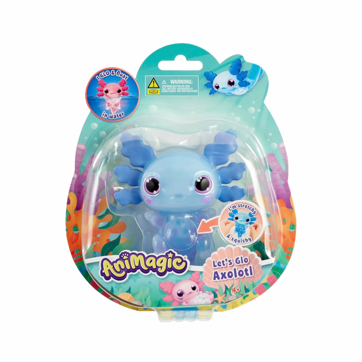 Animagic Let's Glo Axolotl Blue | Kidstationph