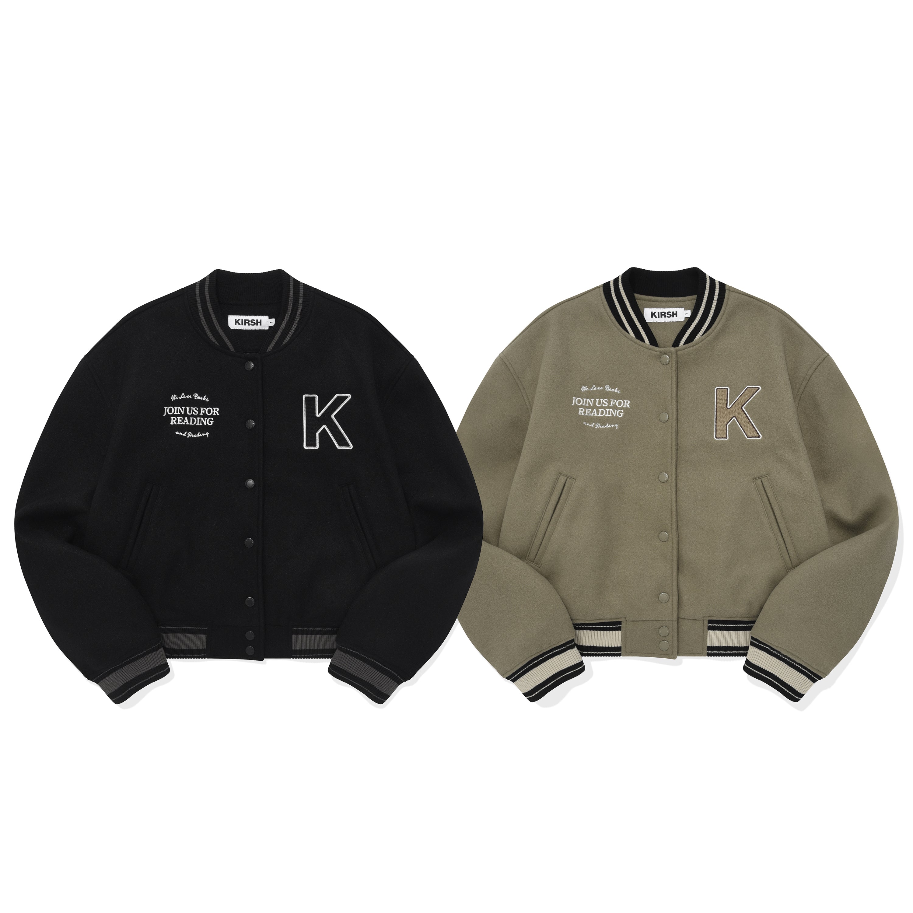 KIRSH スタジアムジャケット【ブラック】