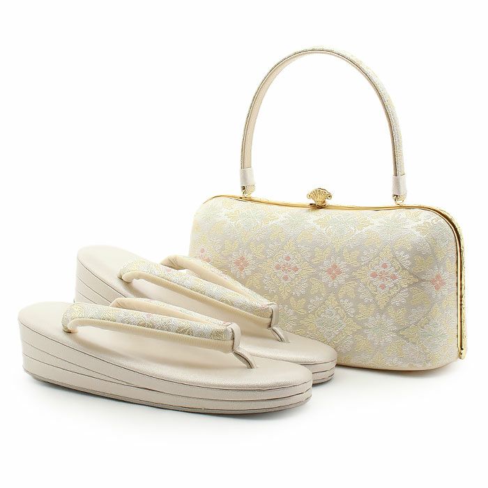 留袖用草履バッグセット 訪問着用 草履バッグ 紗織 沙織 LLサイズ