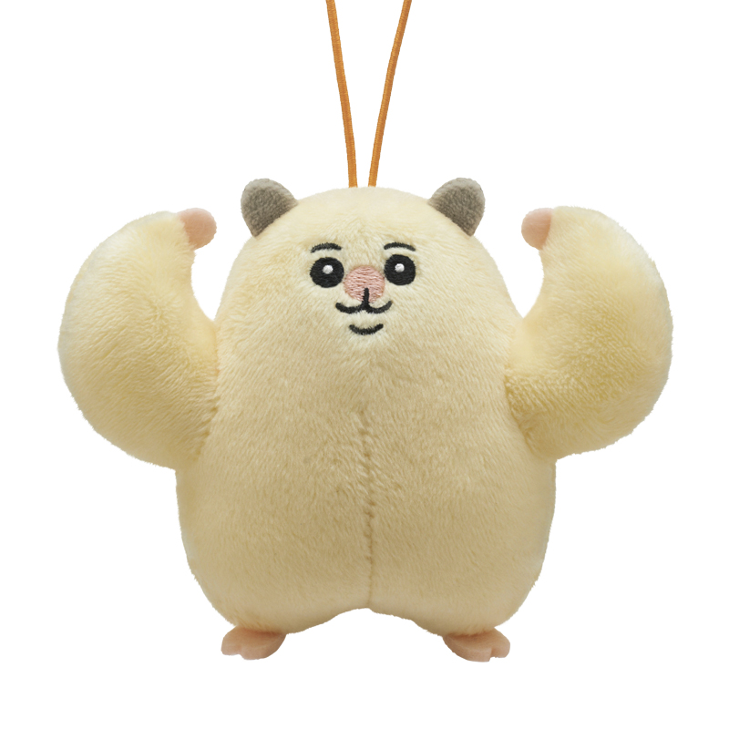 ムキムキのハムちゃん ぬいぐるみマスコット｜株式会社キタンクラブ