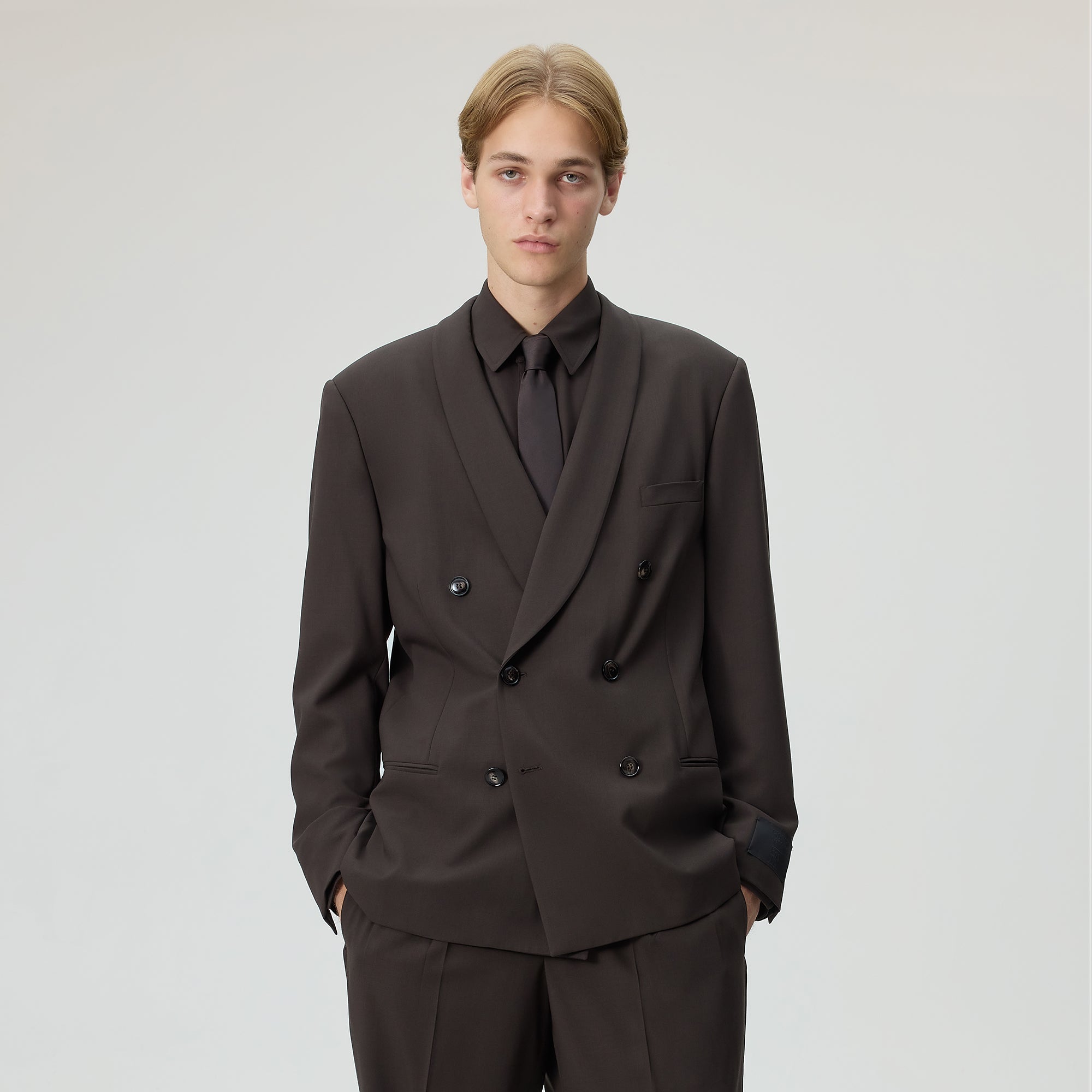 Giorgio Armani & Kith &Kin The Artist Virgin Wool Double-Breasted Jack