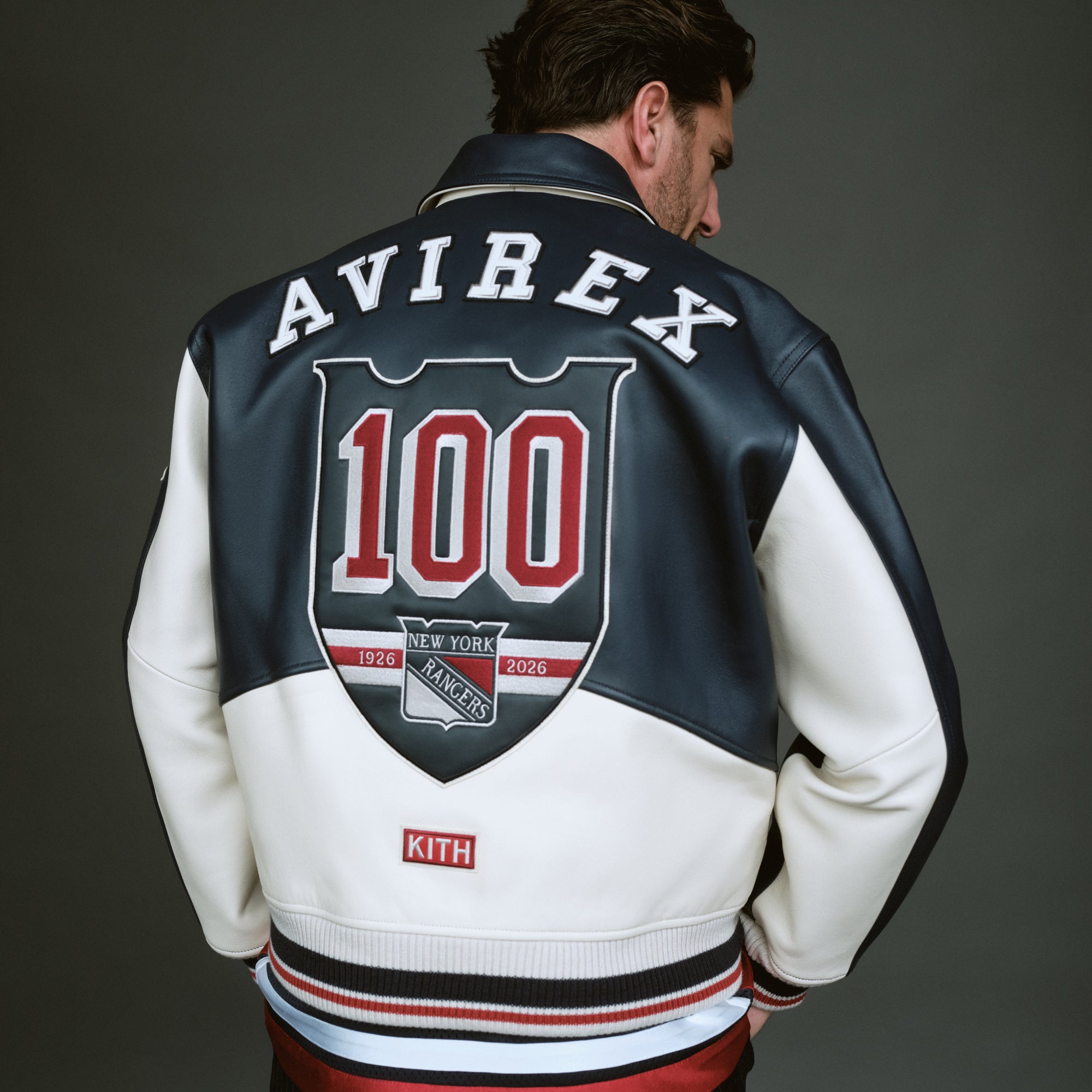 Kith Classic Logo Leopard Applique Nelson Hoodie - Black