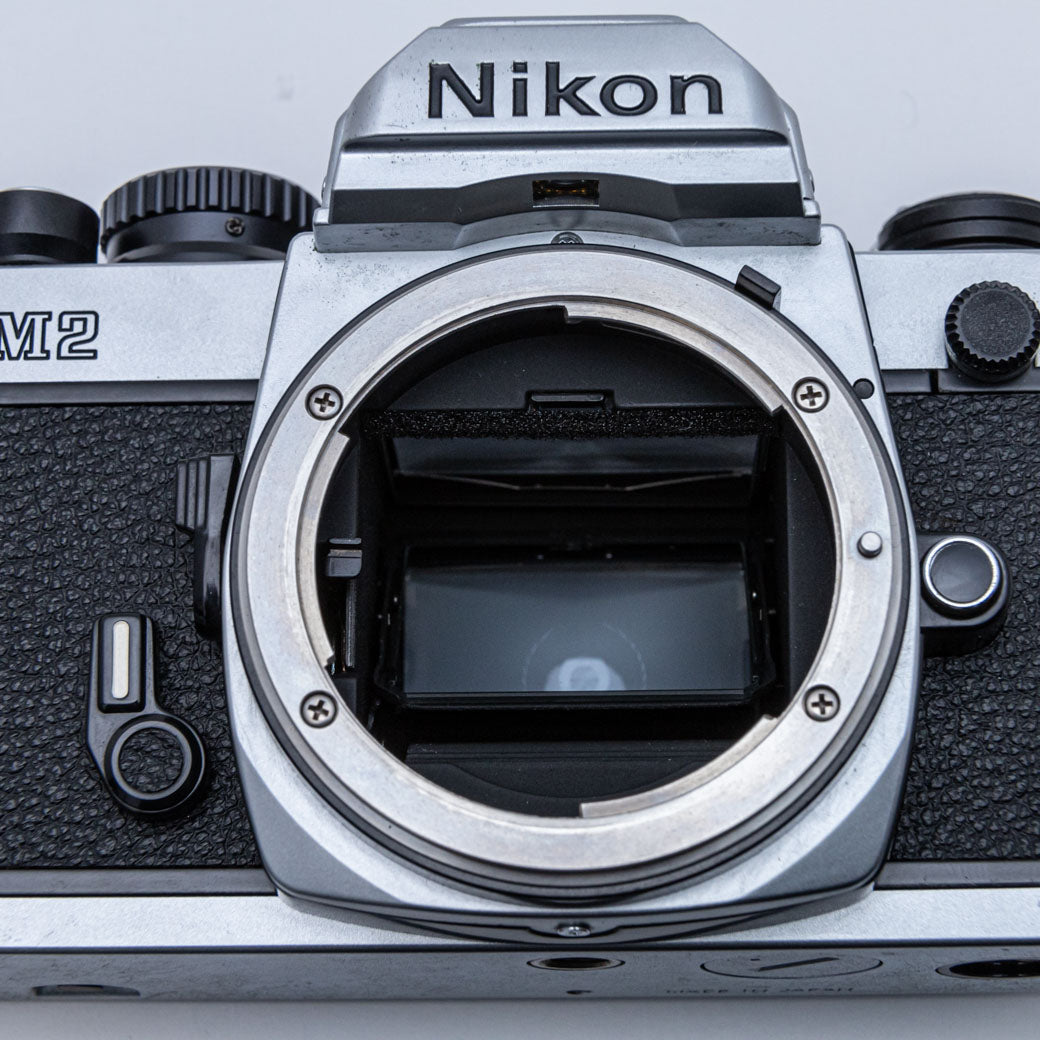 超美品 ニコン NEW FM2 シルバー フィルム モルト新品交換済 B535