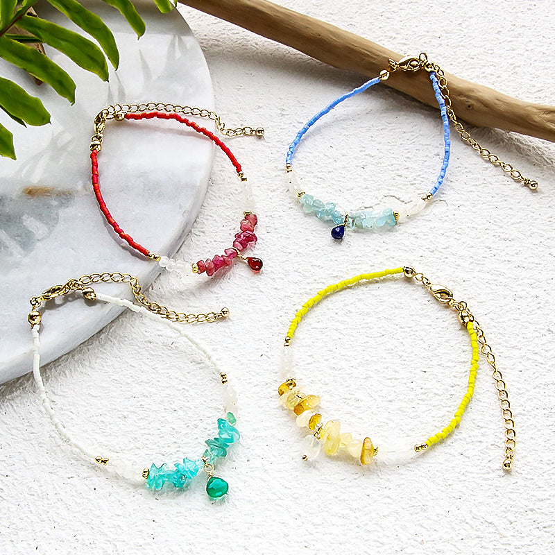 キット 天然石のポップカラーブレスレット(KR1159) – 貴和製作所