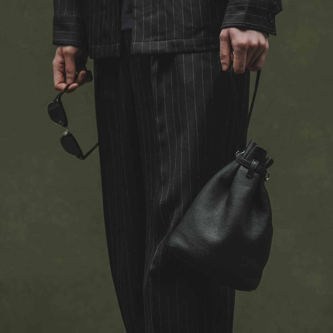 ソフトシュリンクレザー 巾着ポーチ | TC-DP | エルゴポック公式