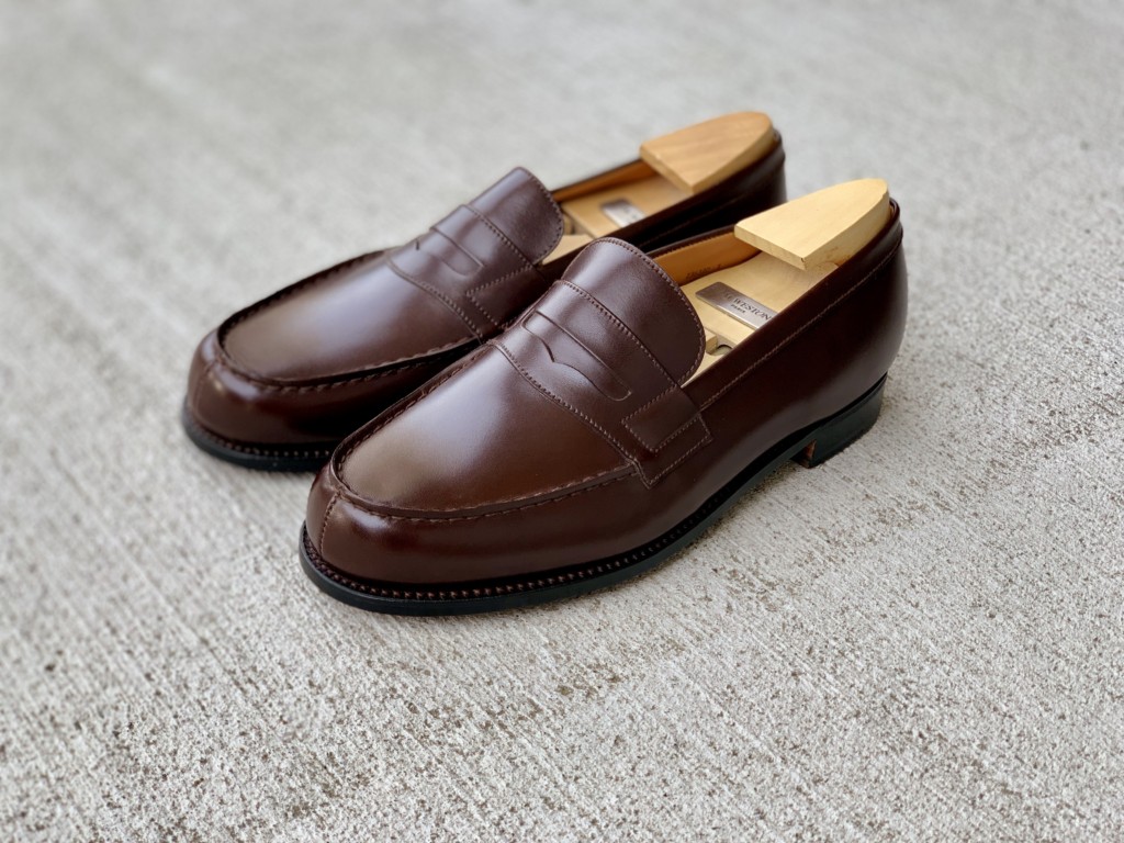ダークブラウンのJMウエストン180ローファーを色ち買い！【4色目
