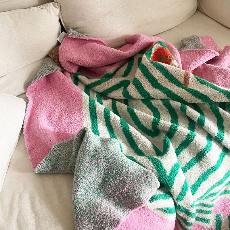 ピンク花瓶柄ブランケット – kocol