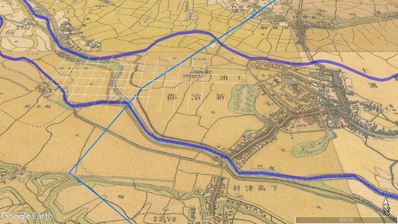 中】痕跡地形から読み解く土浦市中心部の古代東海道ルート ～桜川の