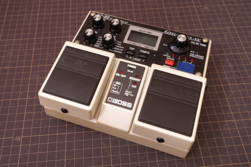 BOSS DD-20 GIGA DELAY（SELECTスイッチの復元）」: こいち時間