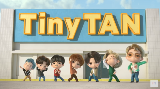 BTS（防弾少年団）のキャラクター「TinyTAN」バージョン「Dynamite