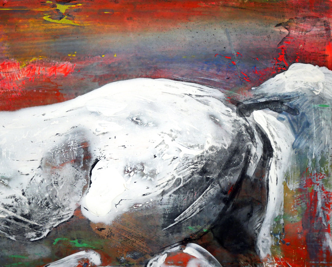 十時孝好「UMA95－6（馬）」油絵・SM 絵画買取・販売の小竹美術