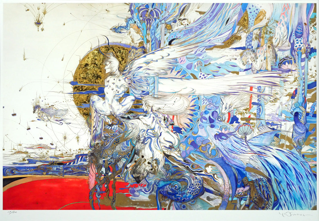 天野喜孝「飛天Vデラックス」ジクレ版画 絵画買取・販売の小竹美術