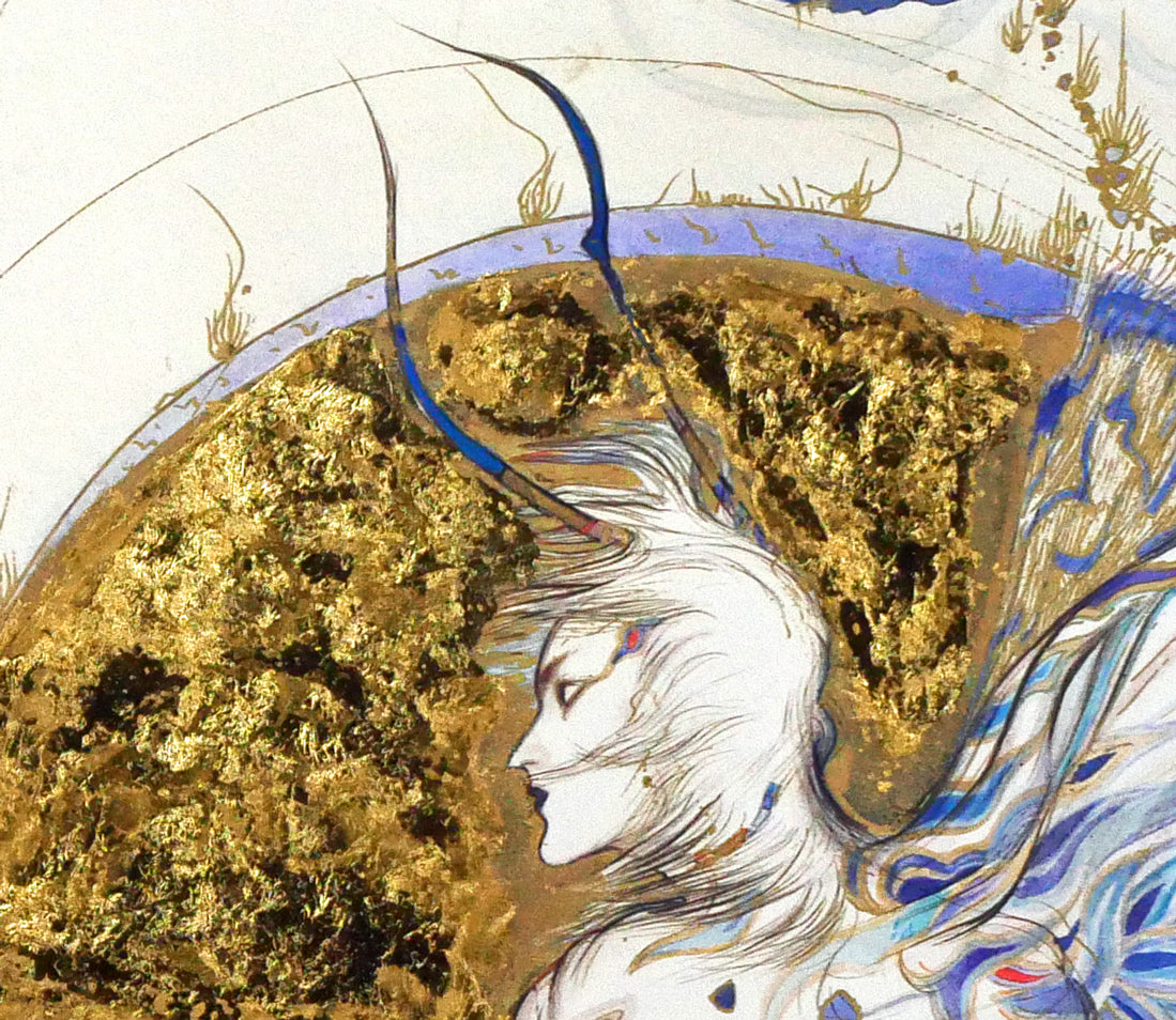 天野喜孝「飛天Vデラックス」ジクレ版画 絵画買取・販売の小竹美術