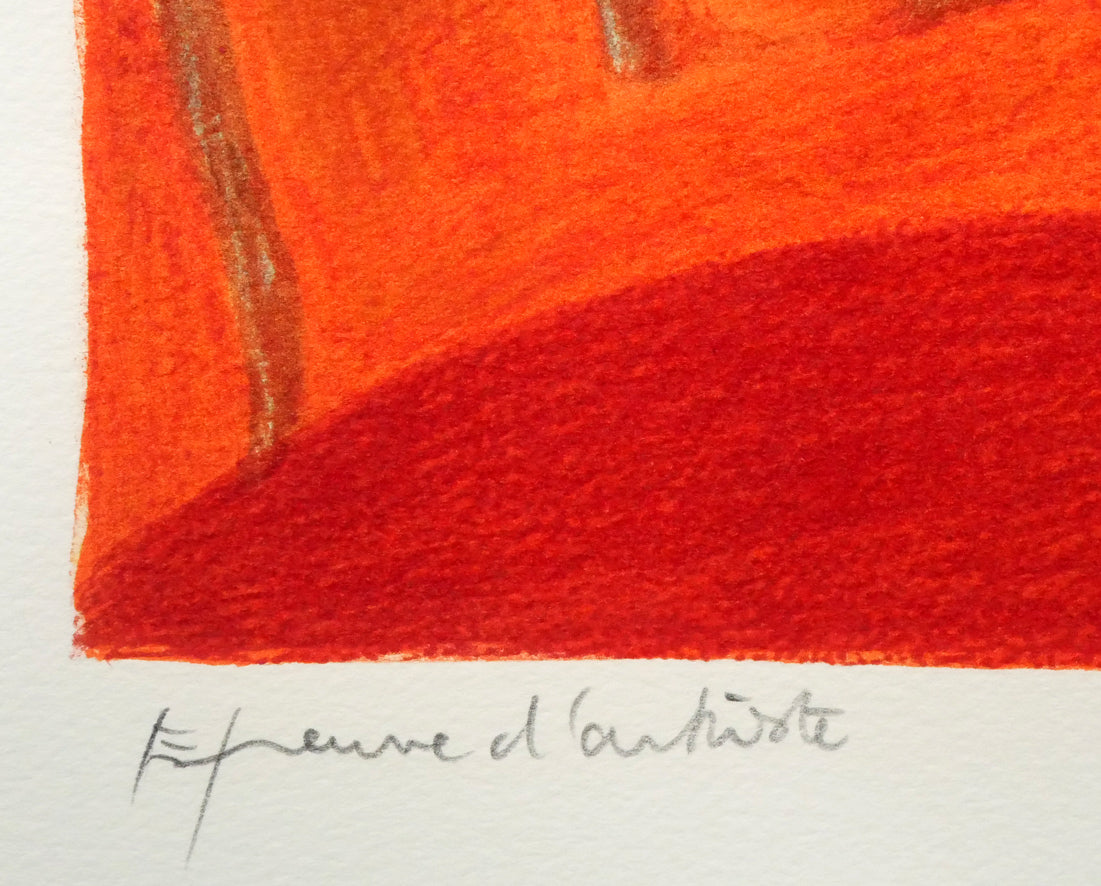 ピエール ボンコンパン（Pierre BONCOMPAIN）「赤いテーブルクロス