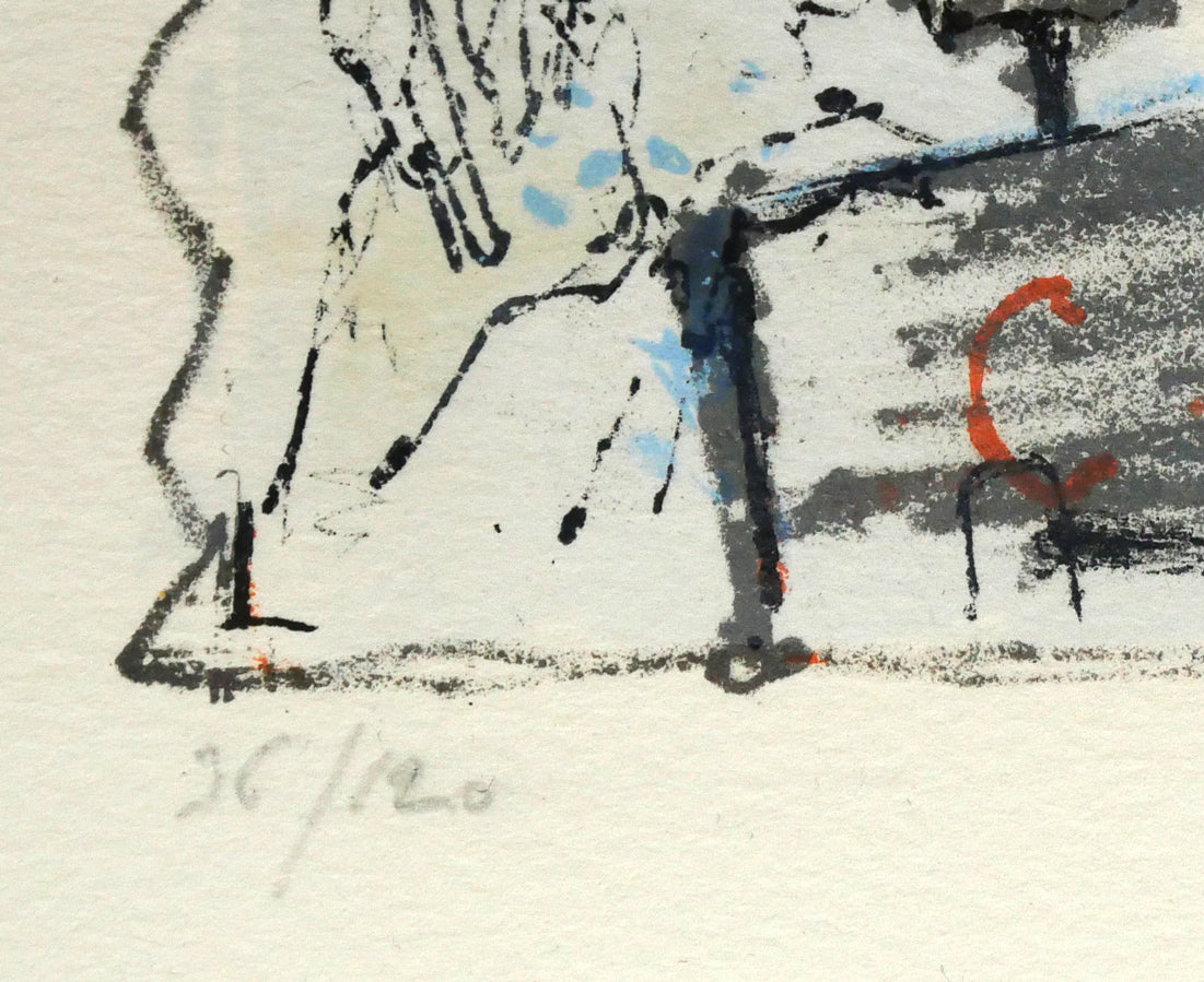 ジャン・ジャンセン(Jean Jansem)「サーカス（CIRCUS）」リトグラフ